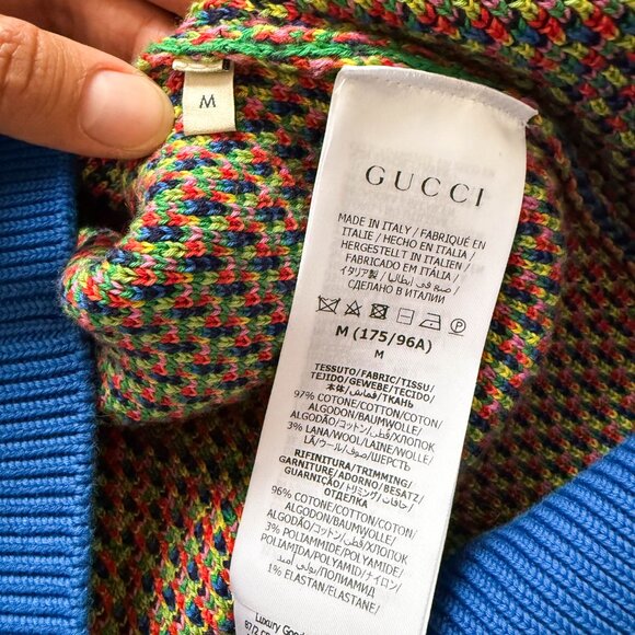 Gucci multicolor bears knit sweater - Picture 4 of 4